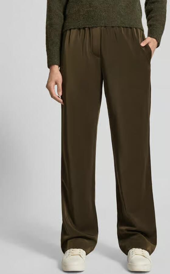 Samsøe Straight fit broek met elastische band model 'HOYS' - Foto 2