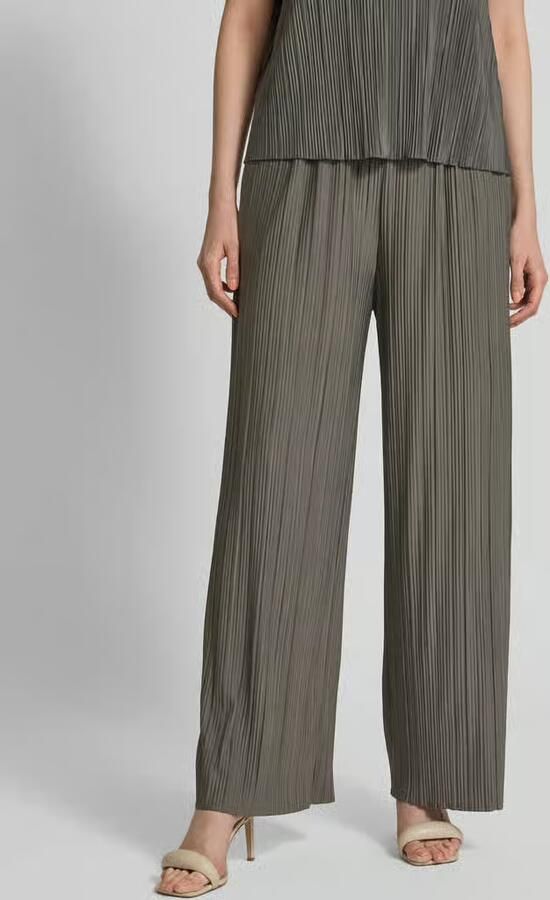 Samsøe Straight leg stoffen broek met plissévouwen model 'UMA' - Foto 2