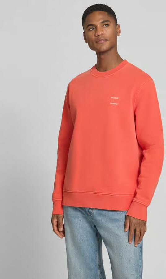 Samsøe sweatshirt met labelprint model 'JOEL' - Foto 3