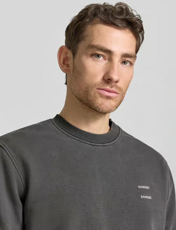 Samsøe Sweatshirt met logoprint model 'JOEL'