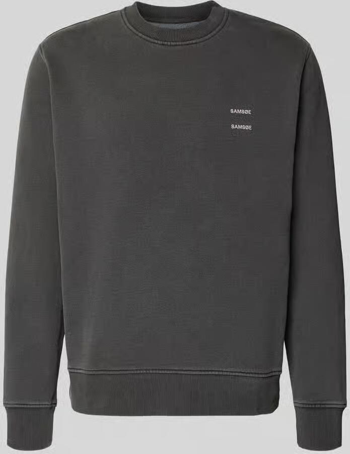 Samsøe Sweatshirt met logoprint model 'JOEL' - Foto 2