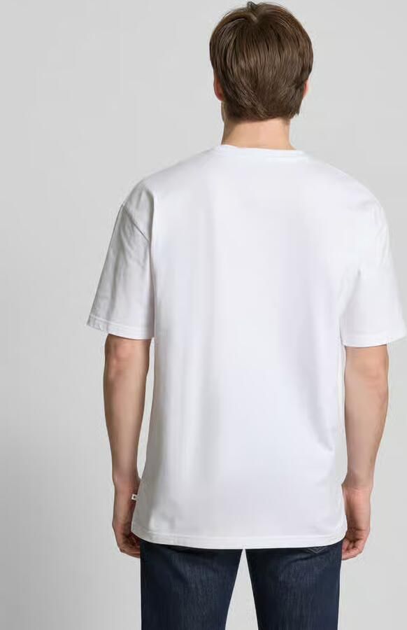 Samsøe T-shirt met geribde ronde hals model 'HUDSON'