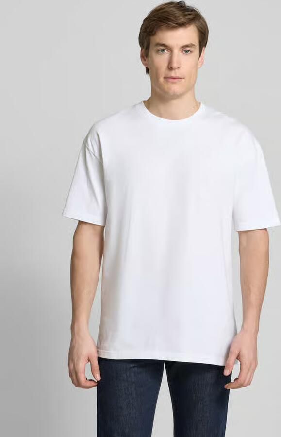 Samsøe T-shirt met geribde ronde hals model 'HUDSON' - Foto 2