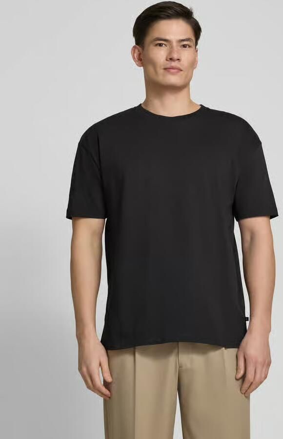 Samsøe T-shirt met geribde ronde hals model 'HUDSON' - Foto 2
