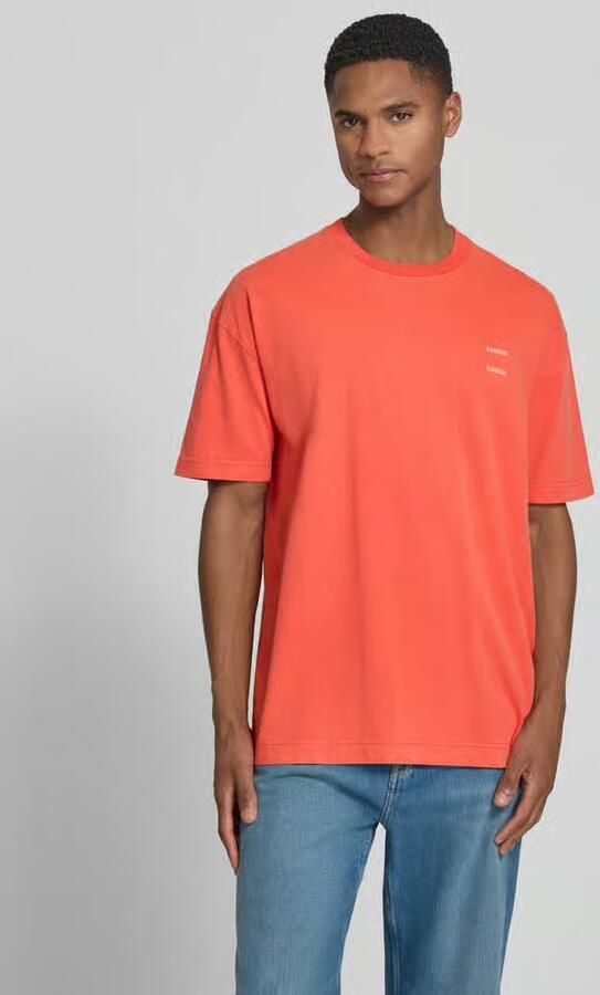 Samsøe T-shirt met labelprint model 'JOEL' - Foto 4