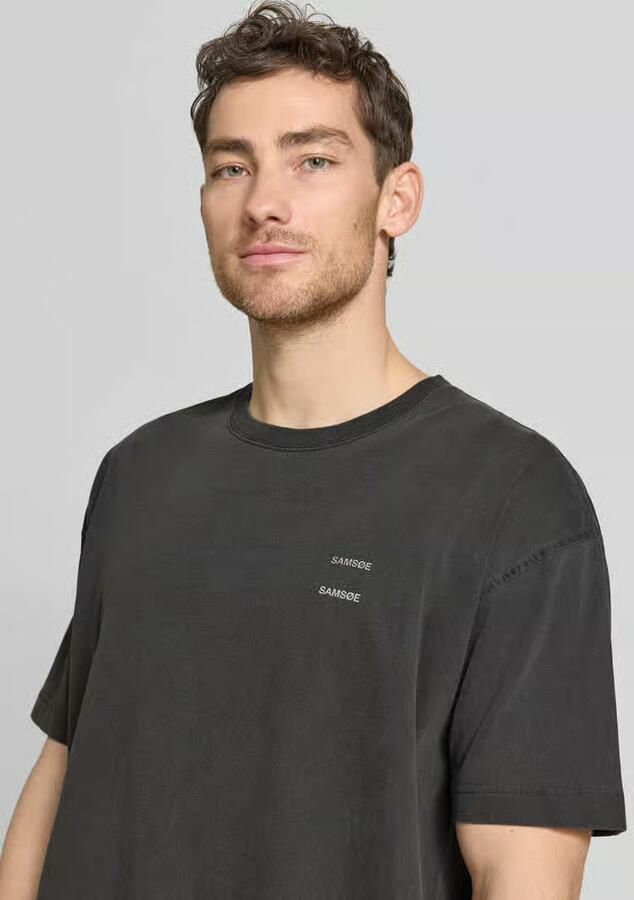 Samsøe T-shirt met logoprint model 'JOEL'