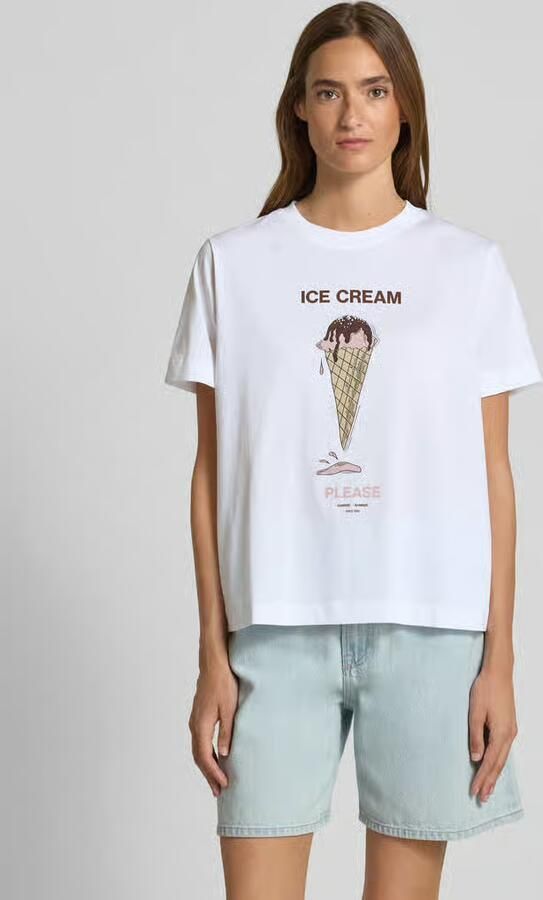 Samsøe T-shirt met motiefprint Model 'CAMINO' - Foto 3