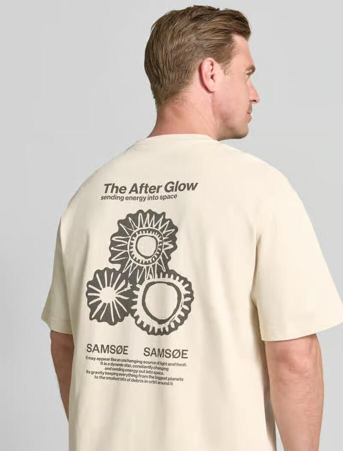 Samsøe T-shirt met ronde hals model 'Sauni'