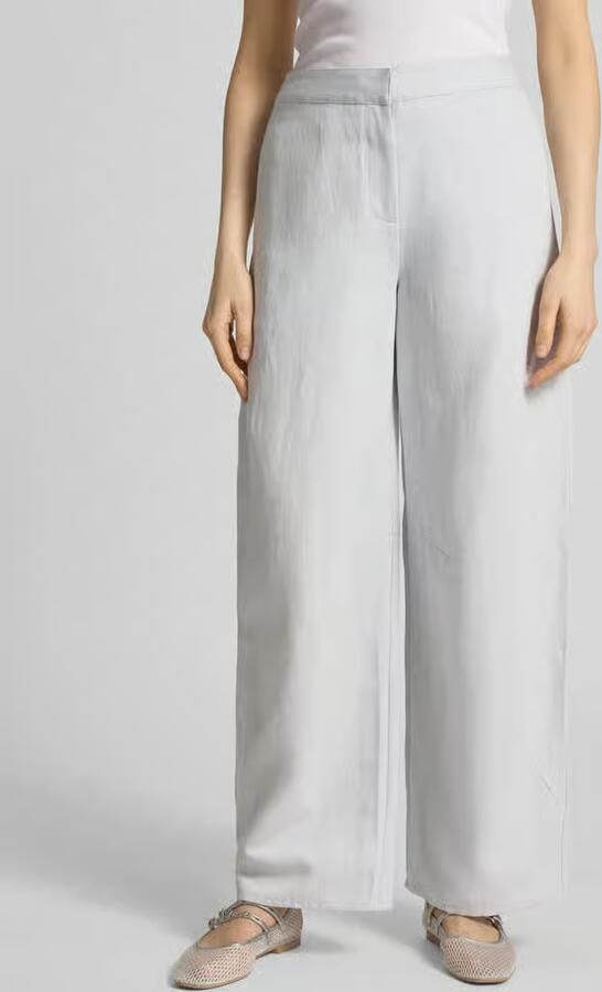 Samsøe wide leg broek met linnen model 'SAROKO' - Foto 2