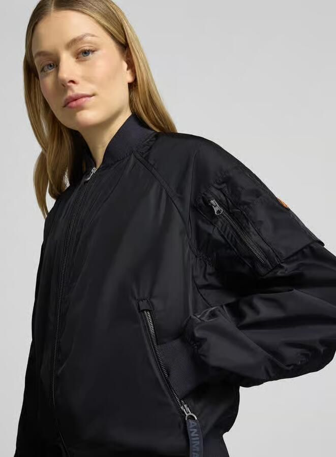 Save The Duck Bomberjack met Ritszakken Model 'LIL'