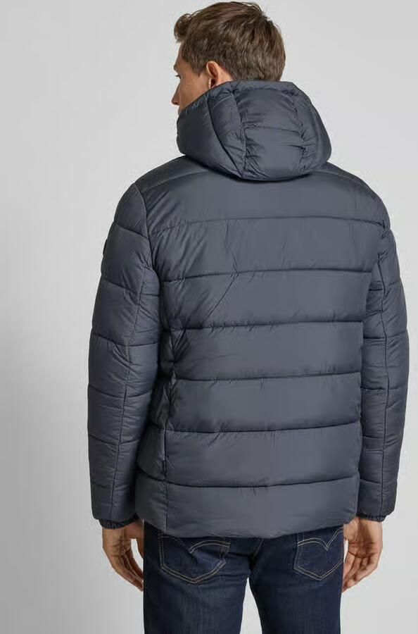 Save The Duck Gewatteerd jack met labeldetail model 'BORIS