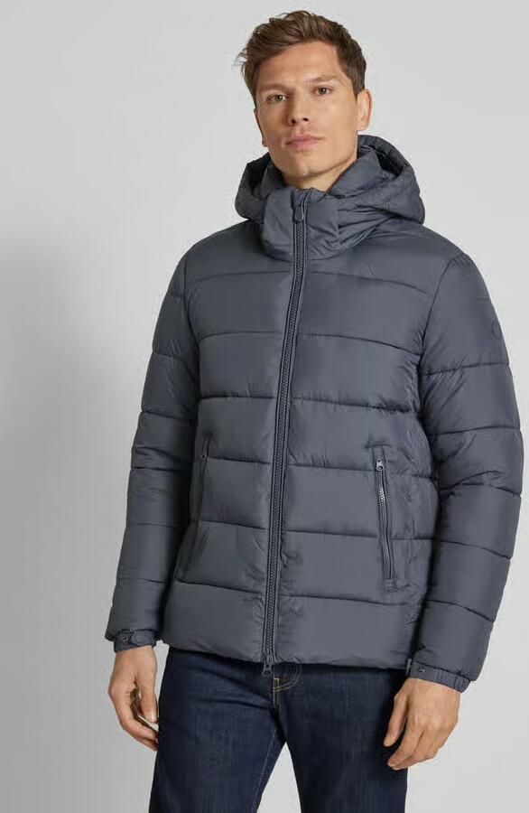 Save The Duck Gewatteerd jack met labeldetail model 'BORIS - Foto 2