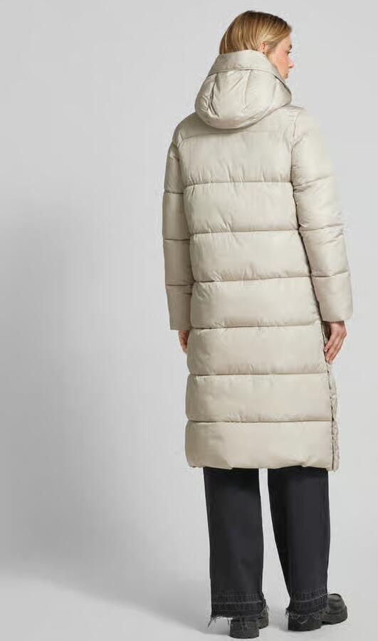 Save The Duck Gewatteerde lange jas met afneembare capuchon model 'COLETTE'
