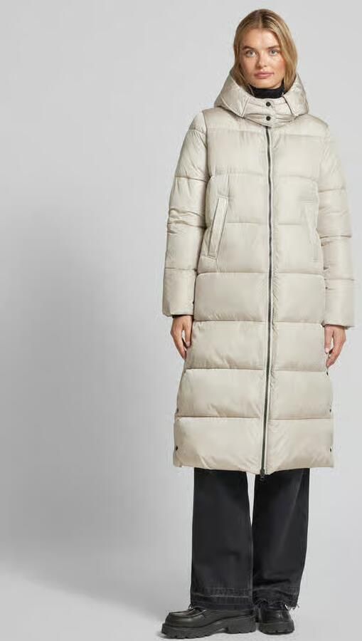 Save The Duck Gewatteerde lange jas met afneembare capuchon model 'COLETTE' - Foto 3