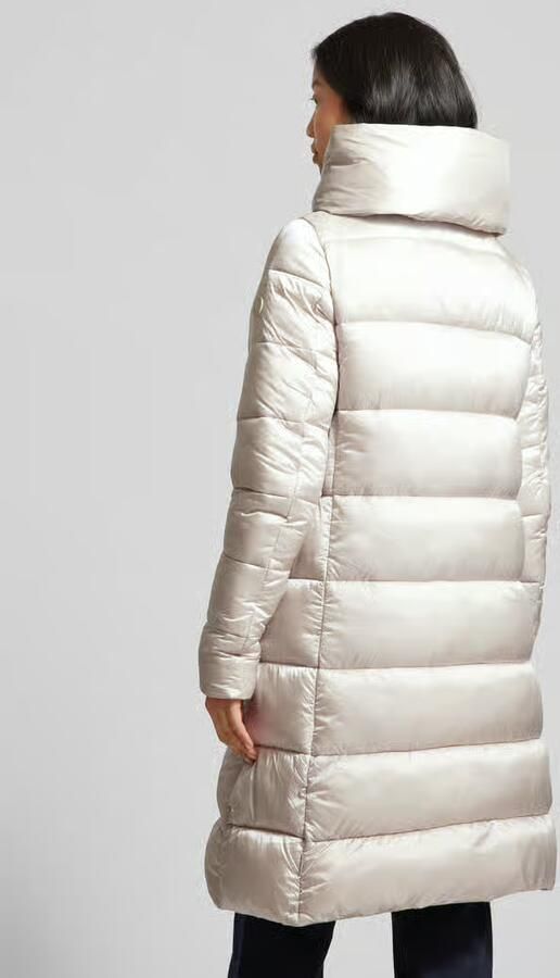 Save The Duck Gewatteerde lange jas met capuchon model 'LYSA'