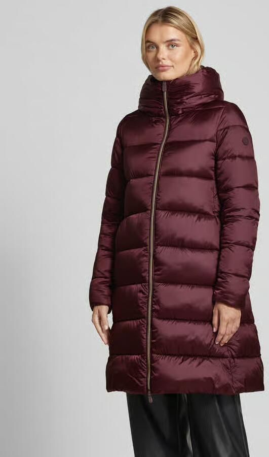 Save The Duck Gewatteerde lange jas met capuchon model 'LYSA' - Foto 3