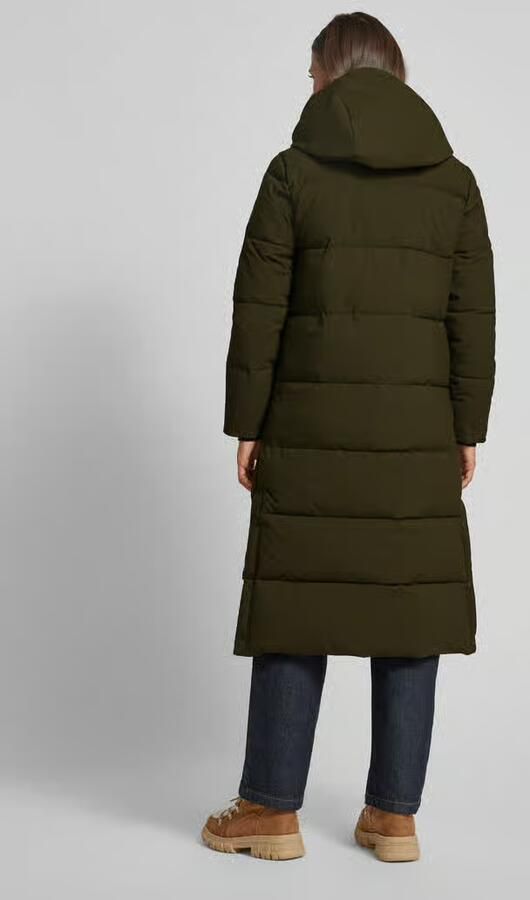 SAVE THE DUCK Gewatteerde lange jas met capuchon model 'MISSY'