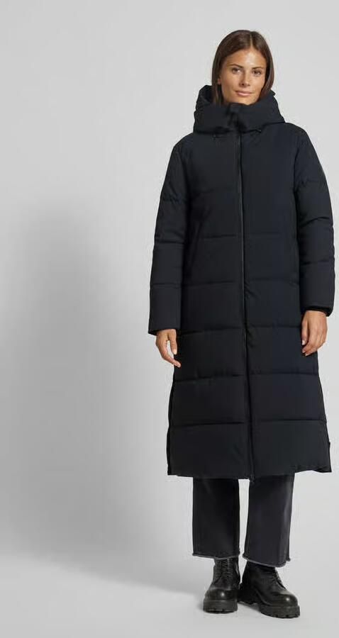 SAVE THE DUCK Gewatteerde lange jas met capuchon model 'MISSY' - Foto 2