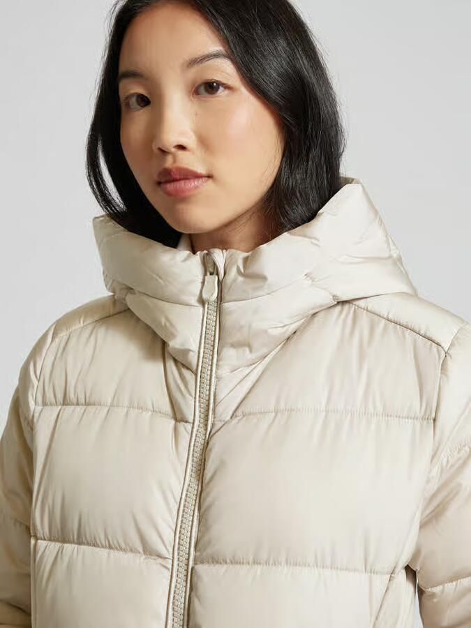 SAVE THE DUCK Gewatteerde lange jas met capuchon model 'TAYLOR'