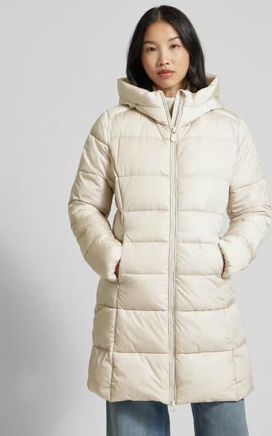 SAVE THE DUCK Gewatteerde lange jas met capuchon model 'TAYLOR' - Foto 3