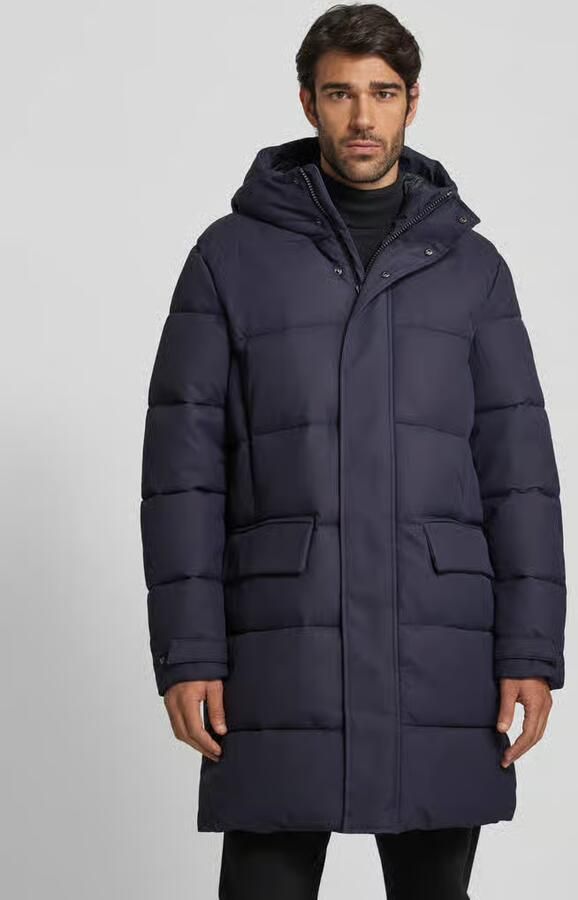 SAVE THE DUCK Gewatteerde lange jas met labeldetail model 'COSMO' - Foto 2