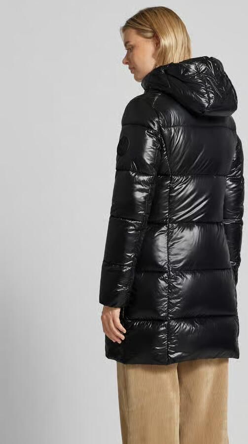 SAVE THE DUCK Gewatteerde lange jas met tweewegsritssluiting model 'INES' - Foto 3