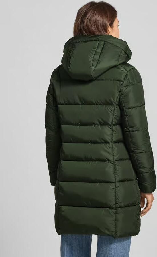 SAVE THE DUCK Gewatteerde lange jas met tweewegsritssluiting model 'Taylor'
