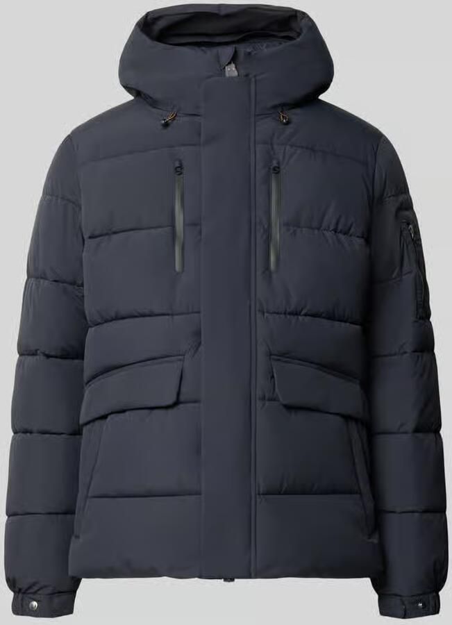 Save The Duck Regular fit gewatteerd jack met capuchon model 'ESPEL'