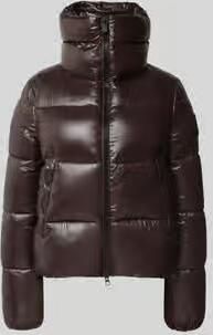 Save The Duck Regular fit gewatteerd jack met opstaande kraag model 'Isla'