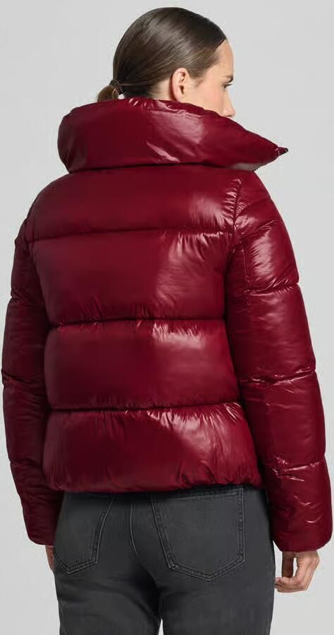 Save The Duck Regular fit gewatteerd jack met opstaande kraag model 'Isla' - Foto 4