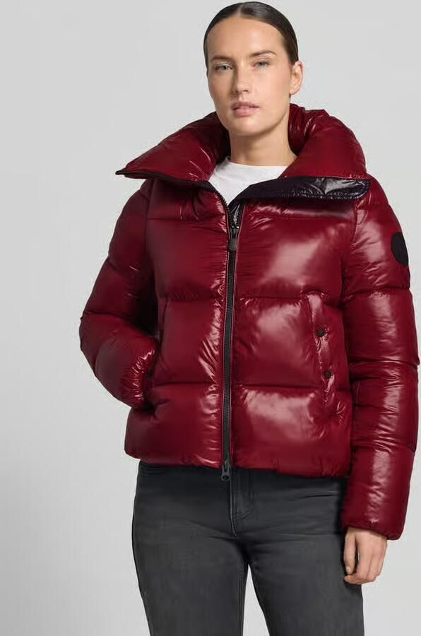 Save The Duck Regular fit gewatteerd jack met opstaande kraag model 'Isla' - Foto 2
