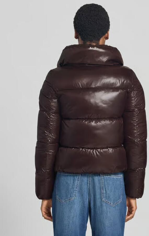 Save The Duck Regular fit gewatteerd jack met opstaande kraag model 'Isla' - Foto 3