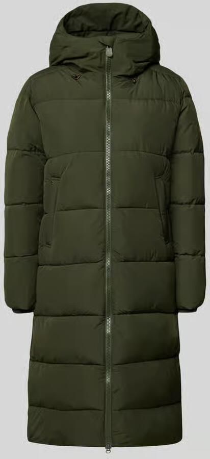 Save The Duck Regular fit gewatteerde mantel met capuchon model 'ZANDAYA'