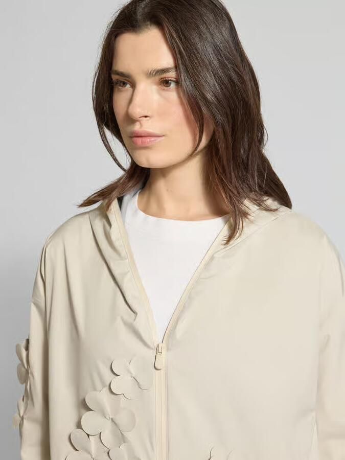 SAVE THE DUCK Regular fit regenjack met bloemenapplicaties model 'Rosa' - Foto 2