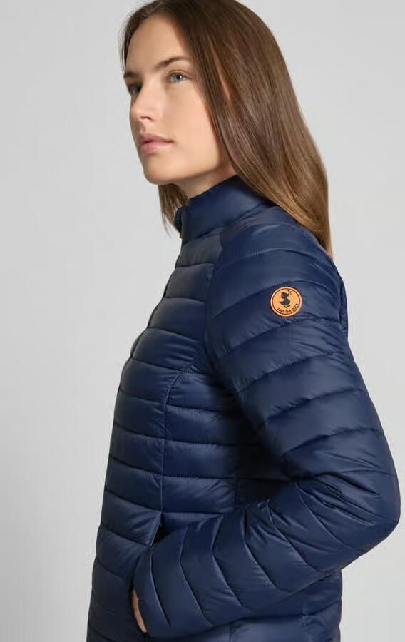 SAVE THE DUCK Slim fit gewatteerd jack met gevoerde opstaande kraag model 'Carly' - Foto 2