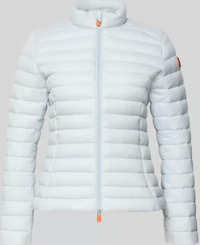 SAVE THE DUCK Slim fit gewatteerd jack met gevoerde opstaande kraag model 'Carly'
