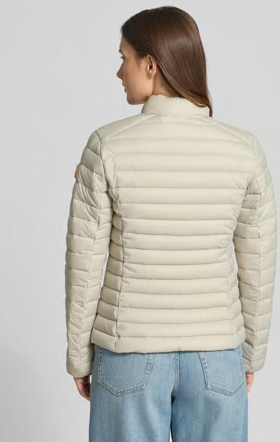 Save The Duck Slim fit gewatteerd jack met gevoerde opstaande kraag model 'Carly'
