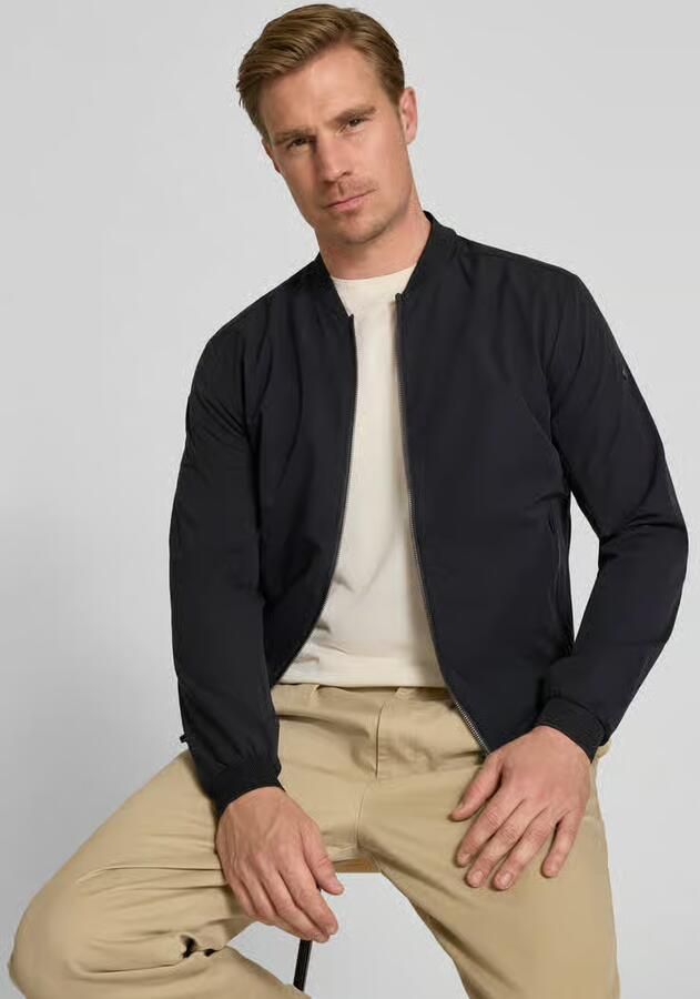 SCANDINAVIAN EDITION regular fit jack met opstaande kraag model 'Campo' - Foto 3