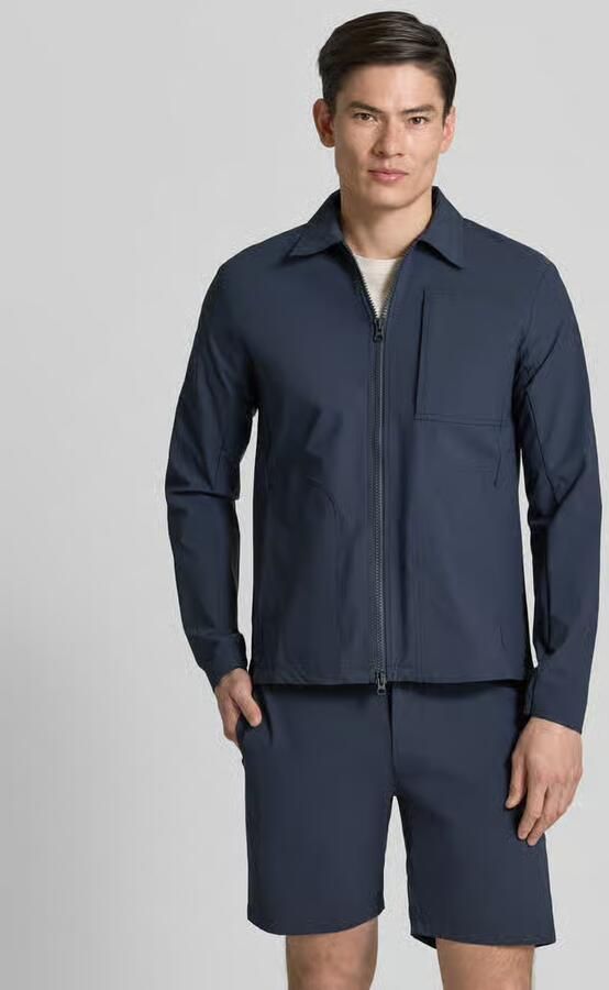 SCANDINAVIAN EDITION regular fit jack met platte kraag model 'Motion' - Foto 2