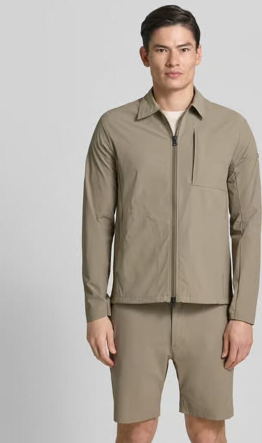 SCANDINAVIAN EDITION regular fit jack met platte kraag model 'Motion' - Foto 3