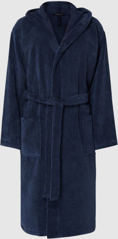 Schiesser Herenbadjas Essentials in zachte comfortabele frottee-kwaliteit