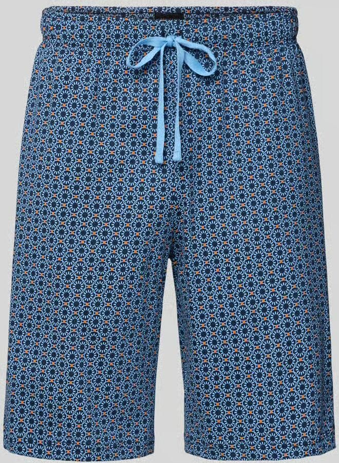 Schiesser Bermuda s in allover-look met elastische tailleband - Foto 2