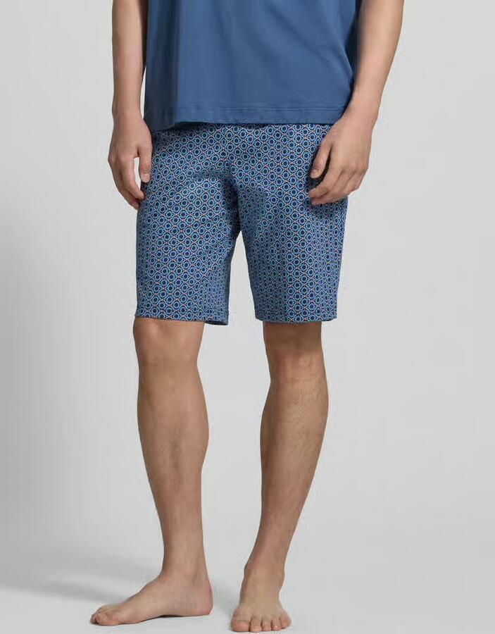 Schiesser Bermuda s in allover-look met elastische tailleband - Foto 3