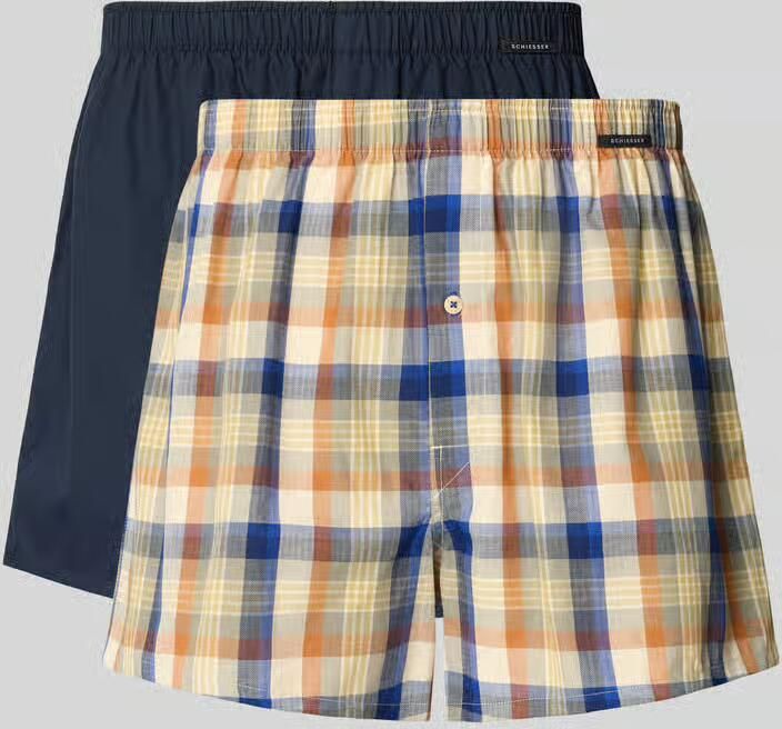 Schiesser Boxershorts met elastische band in een set van 2 - Foto 2