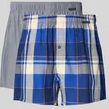 Schiesser Boxershorts met elastische band in een set van 2
