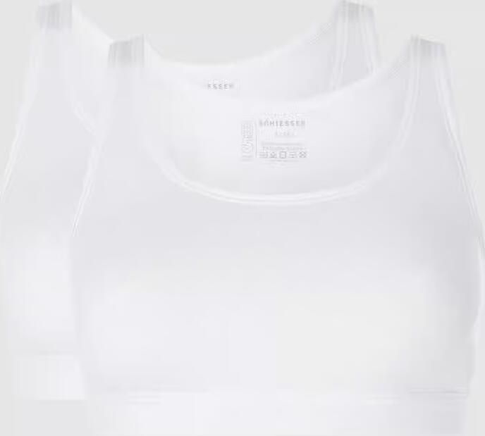 Schiesser Bustier 95 5 met elastische onderbusteband (Set van 2) - Foto 5