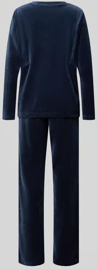 Schiesser Loose fit pyjama met ronde hals