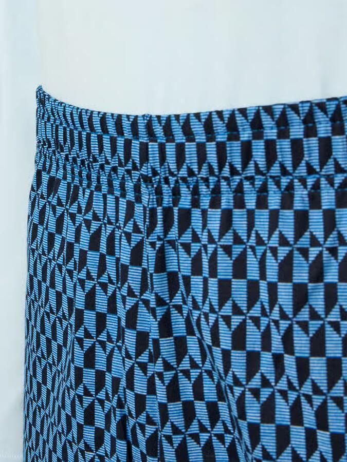 Schiesser Pyjama met klassieke borstzak en ronde hals