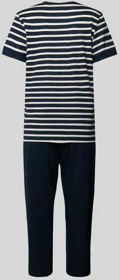 Schiesser Pyjama Casual Essentials met modieus omgeslagen mouwen - Foto 6