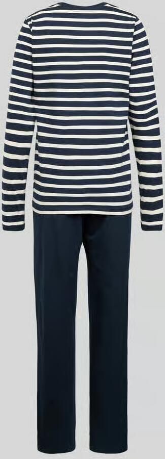Schiesser Pyjama Casual Essentials Katoen V-hals lange mouwen (2-delig) - Foto 8